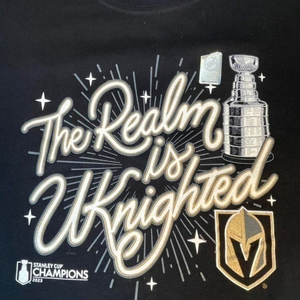 XXL Black rare Vegas Golden Knights Stanley Cup Champions tee